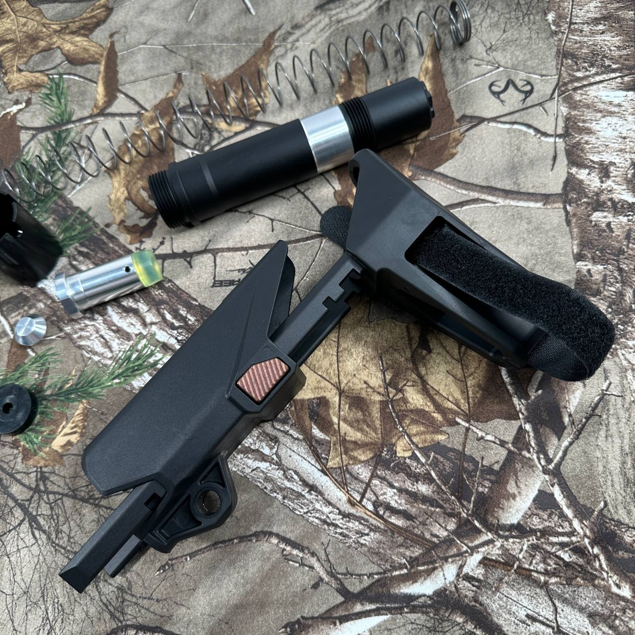 Arron Smith SBT Style M4 Brace Stock For Marui TM MWS GBBR Series / GHK / WA / VFC M4 GBBR Series-AS-SK01-AFT-BK