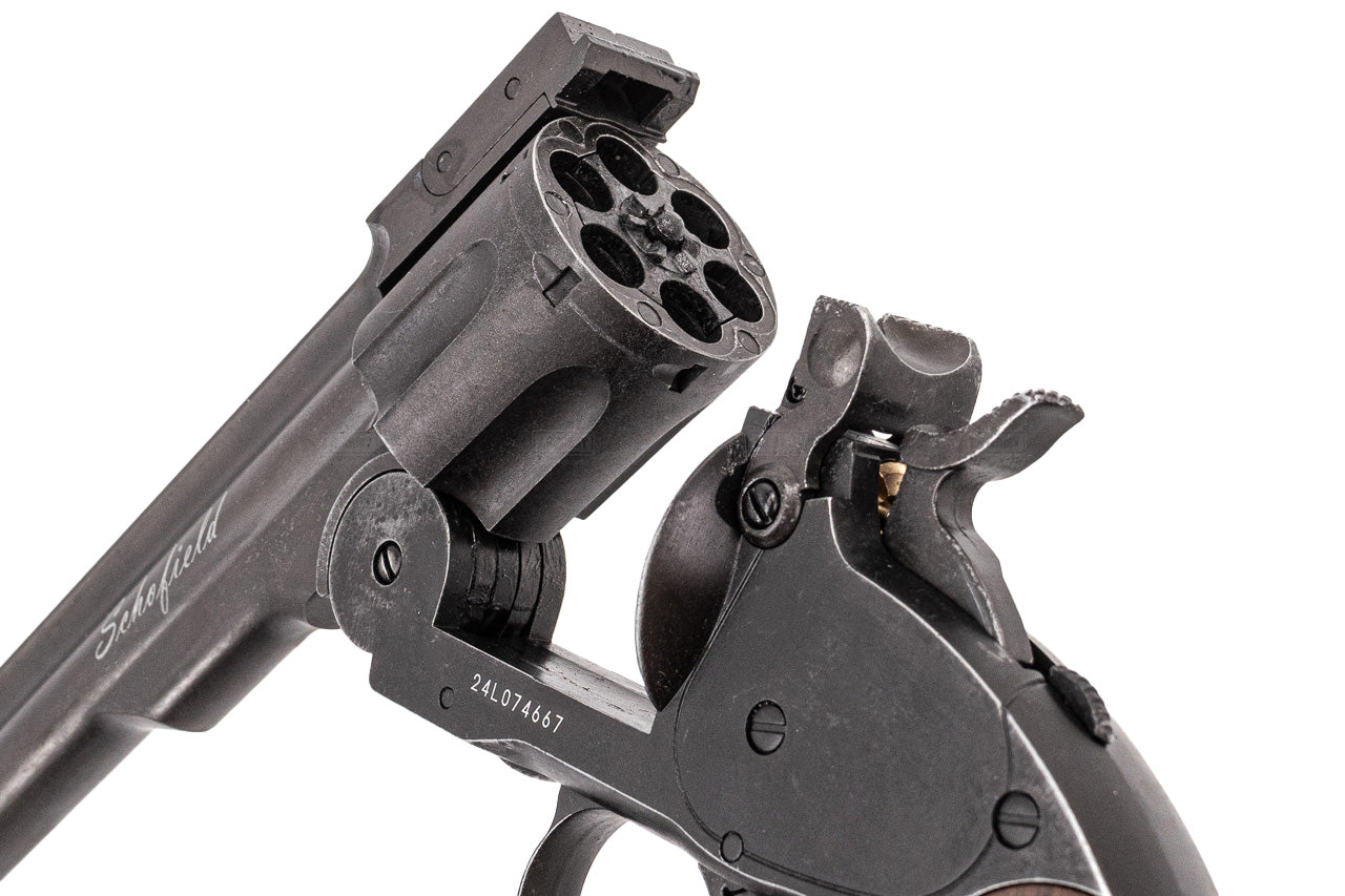 ASG Schofield 6" Antique CO2 Revolver Pistol Airsoft ( 6 Shell Cartridges Ver. )