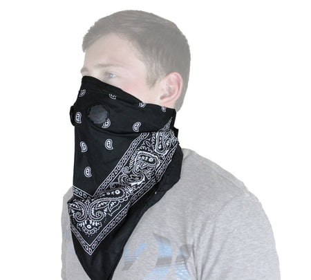 ATV Tek Pro Series Bandana Dust Mask - Black ( BDMBLK )