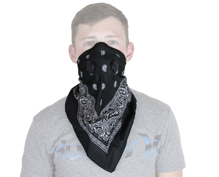 ATV Tek Pro Series Bandana Dust Mask - Black ( BDMBLK )