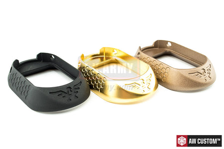 AW HX Flared Magwell for AW HX / WE Hi-Capa ( Engraved )-Tan