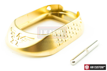 AW HX Flared Magwell for AW HX / WE Hi-Capa ( Engraved )-Tan