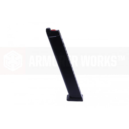 AW Custom VX G Model 50 Rounds Gas Magazine ( Black ) ( for AW / WE / TM G Series , 50 Rds GBB Pistol Long Magazine Model 17 / 18 Long Mag ) ( AAP01 / AAP-01C )