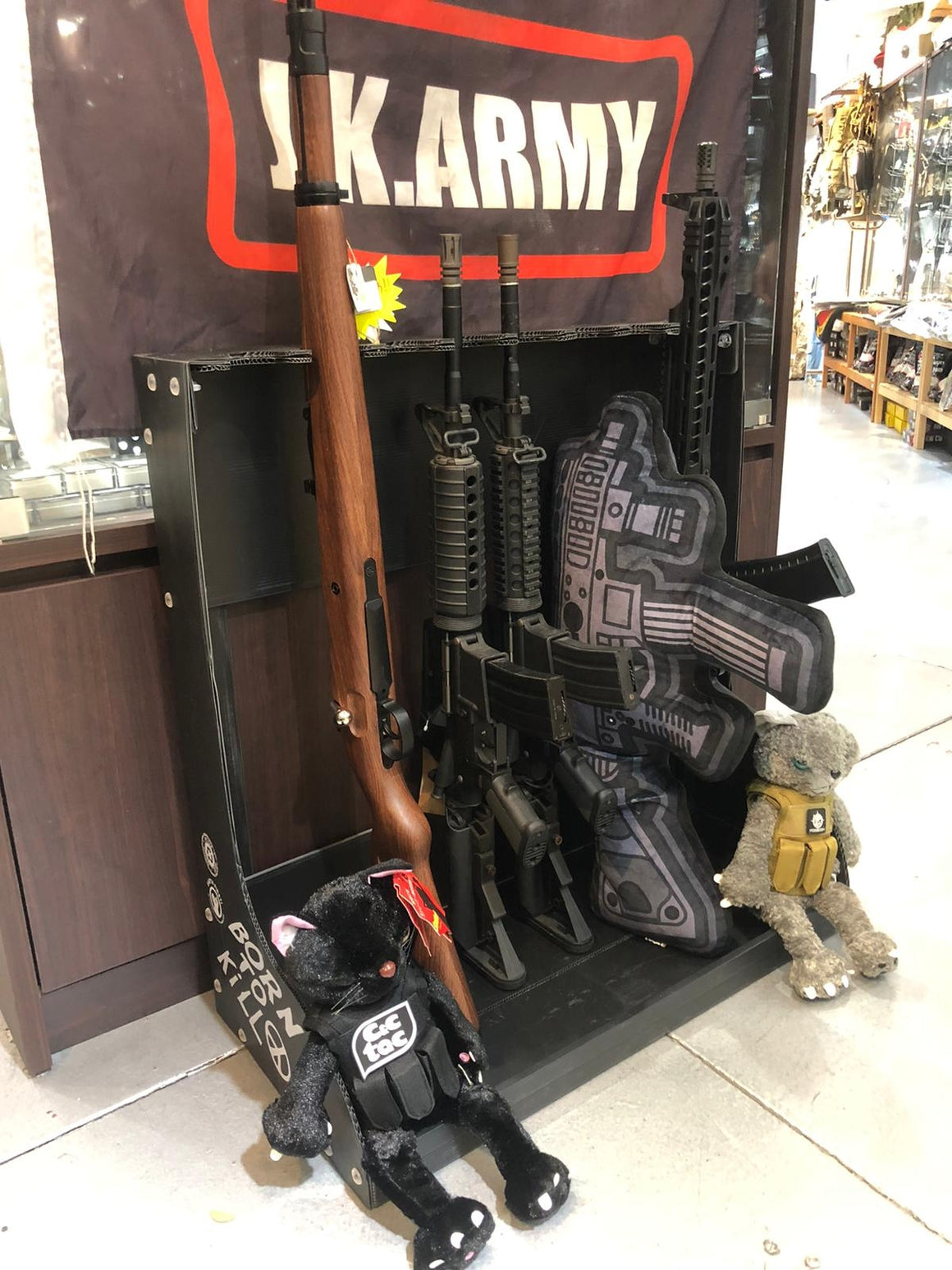 MF Go Green Gun Rifle Rack ( Black )