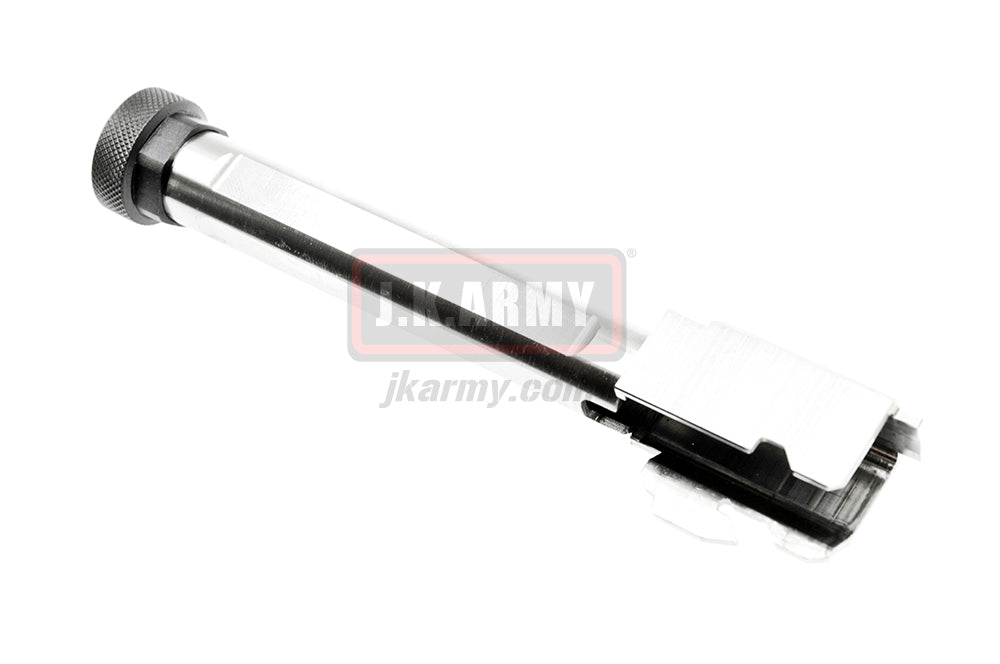 BA CNC Steel Match Grado Outer Barrel for Marui G Model-Matte Silver