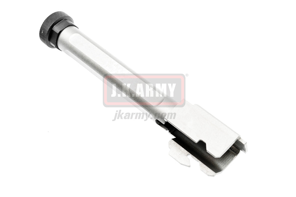 BA CNC Steel Match Grado Outer Barrel for Marui G Model-Matte Silver