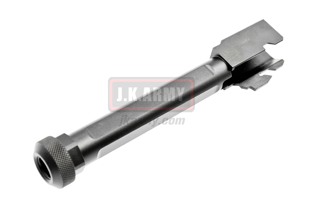BA CNC Steel Match Grado Outer Barrel for Marui G Model-Matte Silver