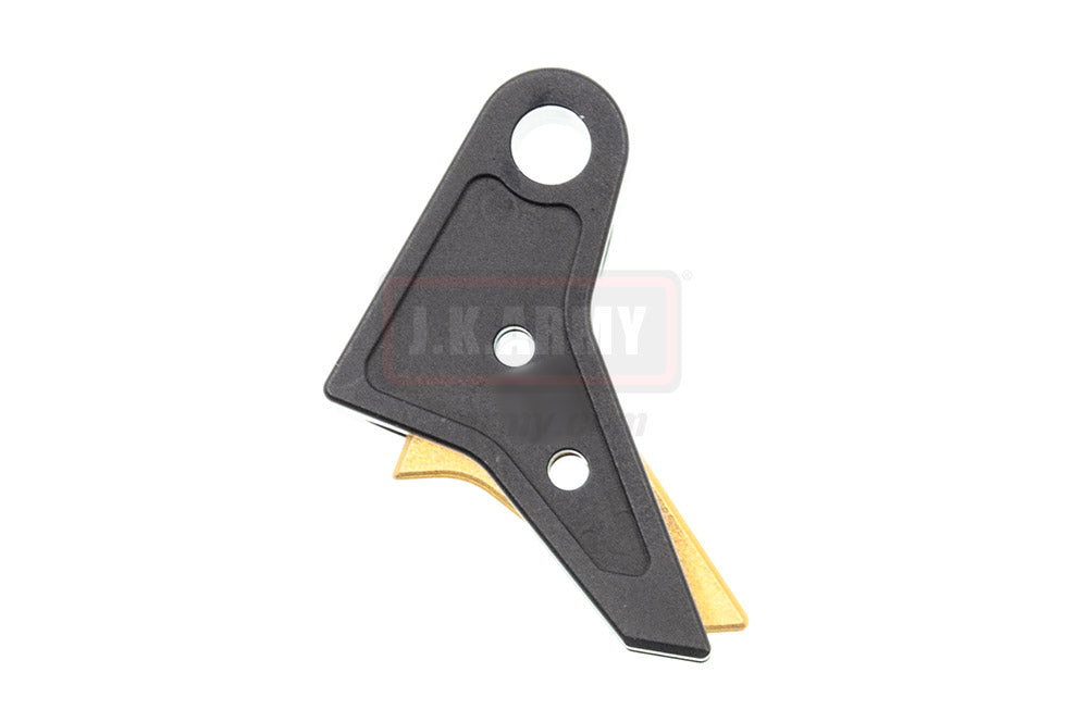BA S Style CNC Aluminum Trigger for Marui / WE / VFC Airsoft G Model GBB Series ( Black )