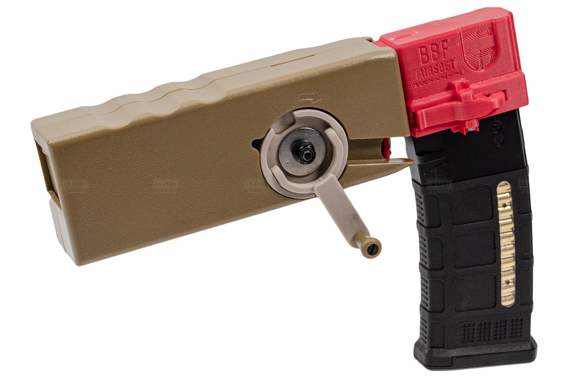 BBF Airsoft TM MWS GBB Magazine Loader Adapter ( For Odin Innovations M12 Sidewinder BBs Speed Loader )