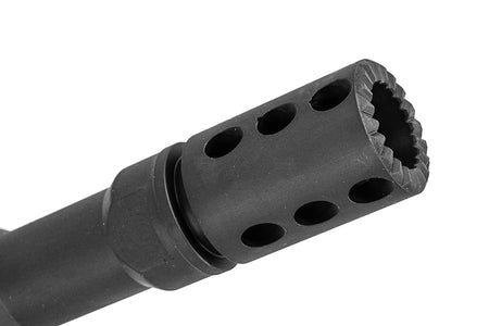 BBT Steel Extend Short Type Outer Barrel with Flash Hider for VFC M249 GBB