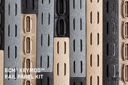 BCM® KeyMod™ Rail Panel Kit, 5.5-inch (FIVE Pack)-FDE