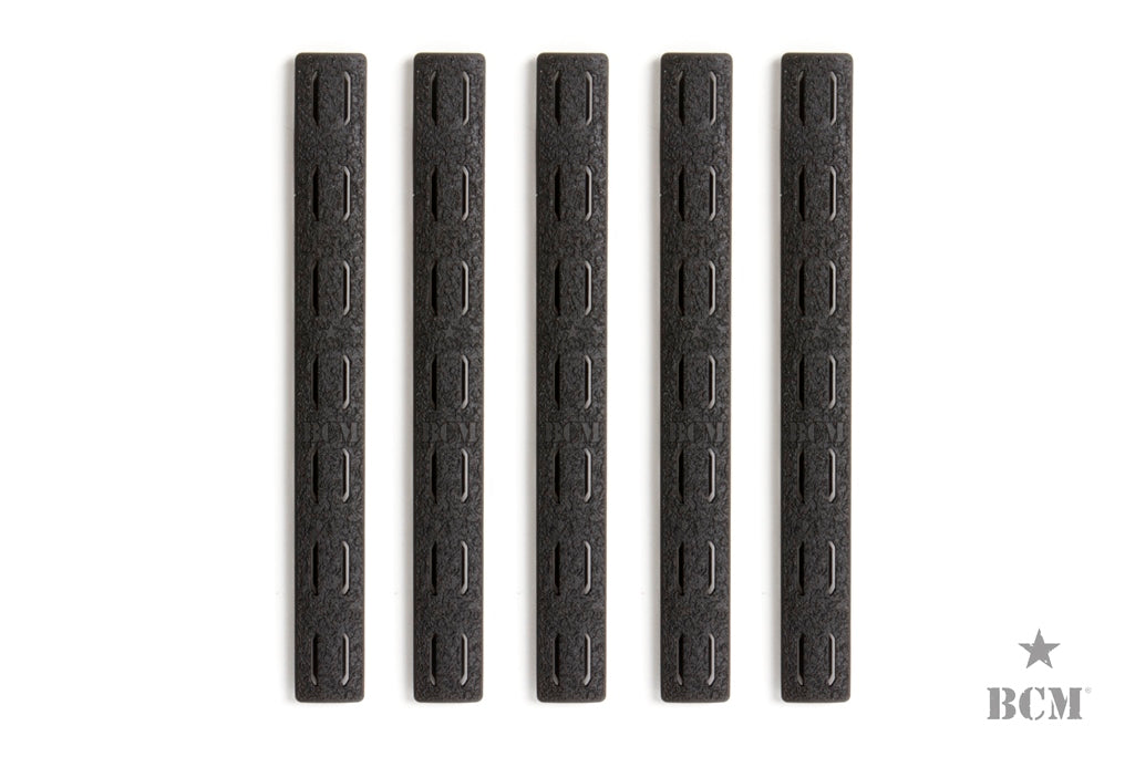BCM® KeyMod™ Rail Panel Kit, 5.5-inch (FIVE Pack)-FDE