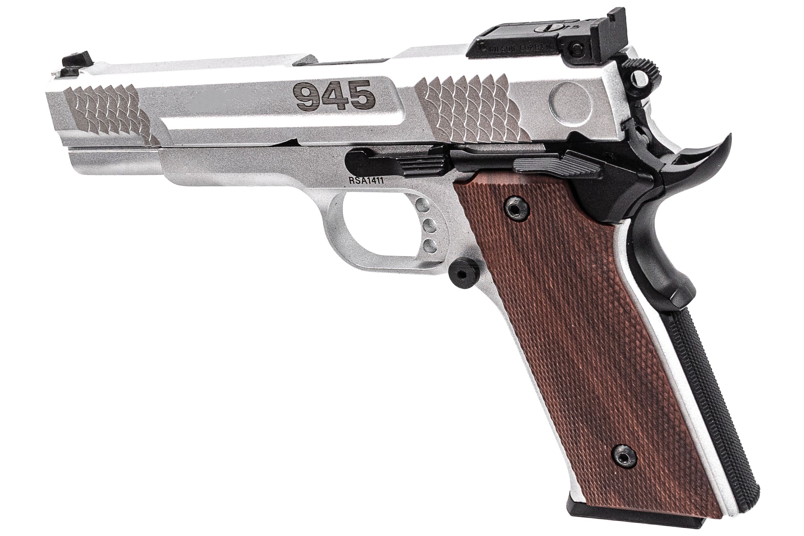 FCW X Double Bell M945 GBB Pistol Airsoft ( Silver )