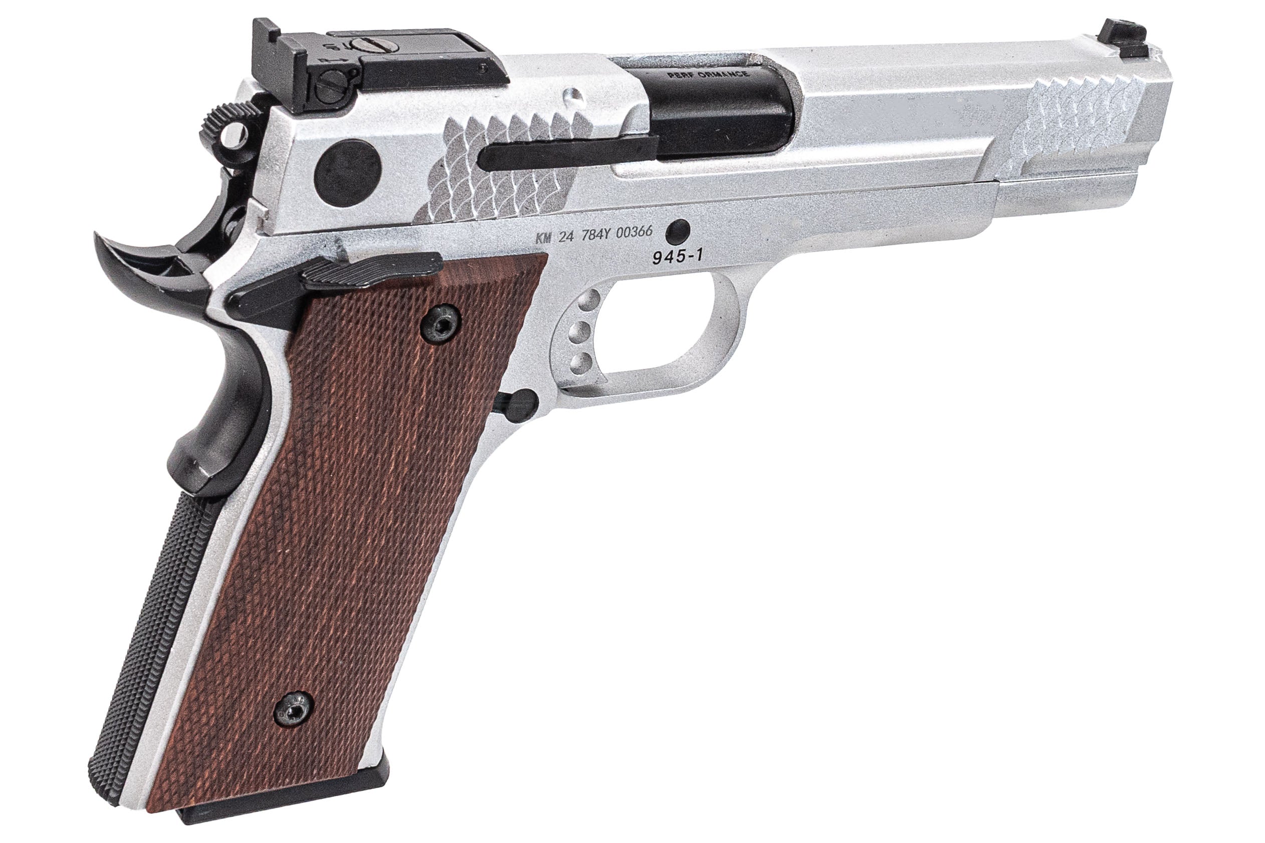 FCW X Double Bell M945 GBB Pistol Airsoft ( Silver )