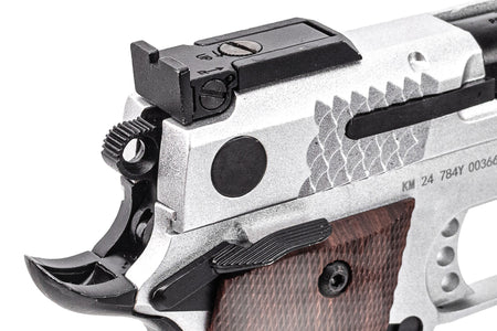 FCW X Double Bell M945 GBB Pistol Airsoft ( Silver )