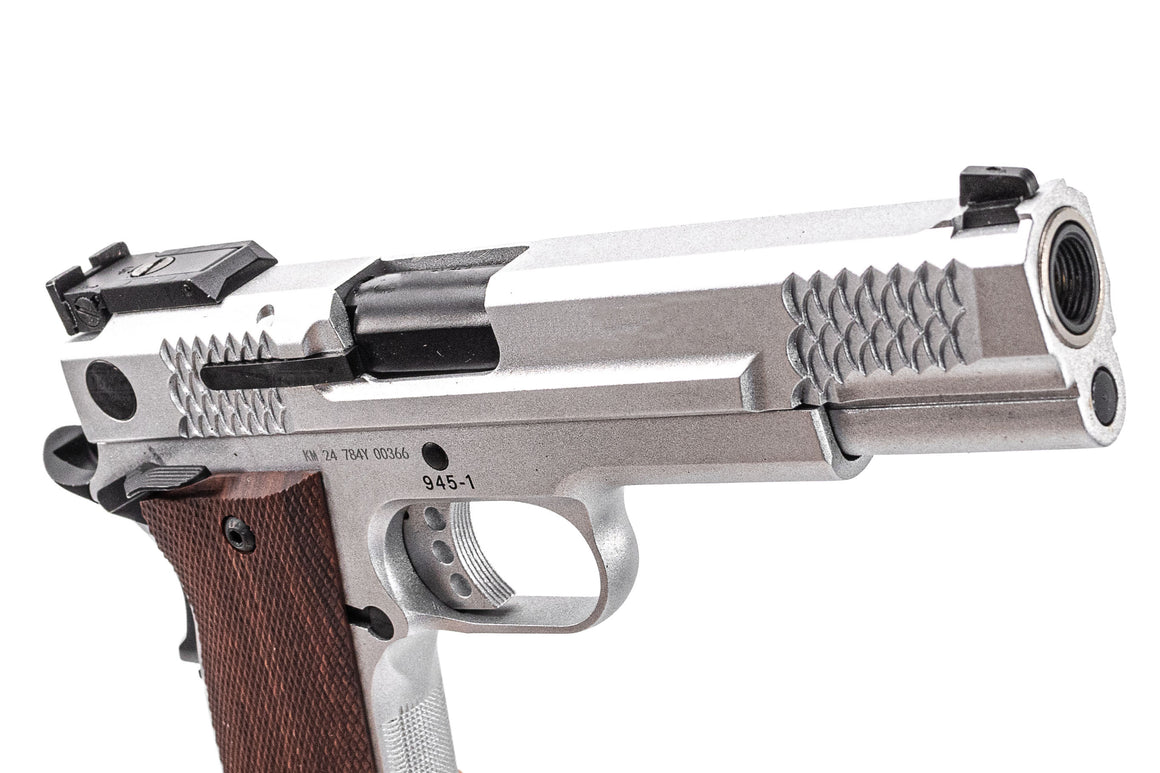 FCW X Double Bell M945 GBB Pistol Airsoft ( Silver )