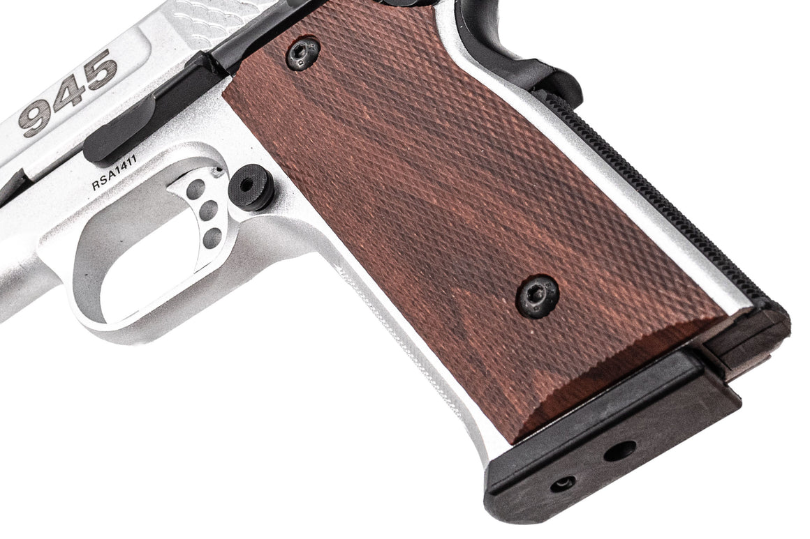 FCW X Double Bell M945 GBB Pistol Airsoft ( Silver )