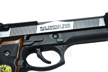 SAMURAI EDGE STANDARD MOD - Biohazard Full Metal GBB Pistol (2 tone)