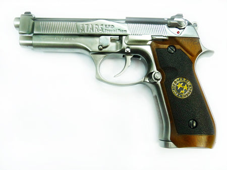 SAMURAI EDGE STANDARD MOD - Biohazard Full Metal GBB Pistol ( Silver )