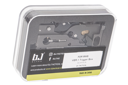 BJ CNC Stainless Steel Adjustable Complete Trigger Box w/ Bolt Catch For Marui TM MWS GBBR Series