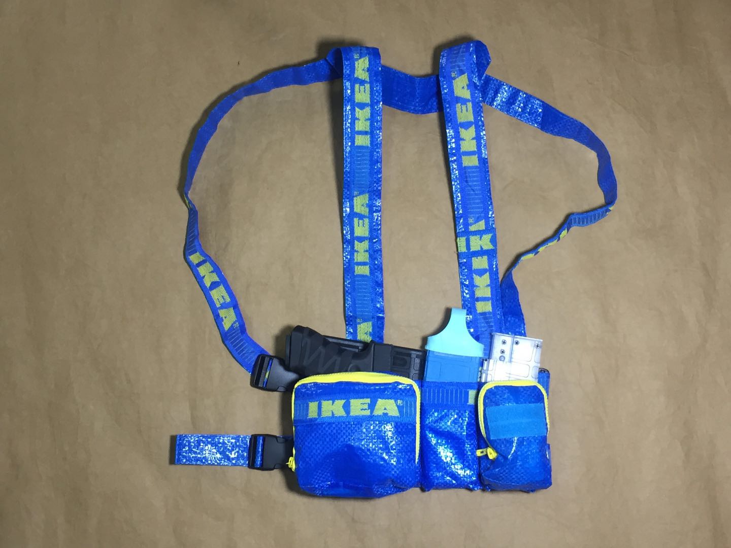 Blue Style M4 Gen2 Chest Rig ( IKEA Style ) ( Custom Mdae )