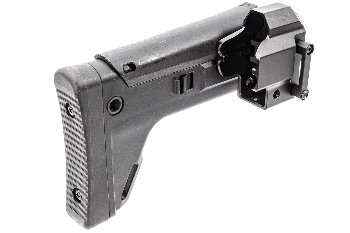 Bow Master GMF Folding Stock For UMAREX / VFC HK53 MP5 GBB & Marui TM MP5A5 Next Gen AEG Series ( Masada Style Multi-Adjustable )