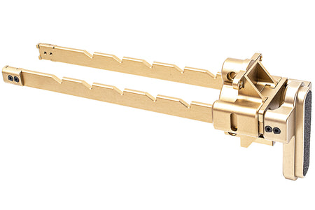 Bow Master x GMF 5 Position Buttstock for UMAREX / VFC MP5K GBB Series ( Gold DE )