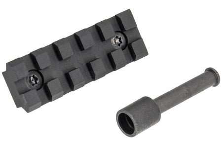 Bow Master x GMF 5 Position Buttstock & Picatinny Rail M1913 20mm Stock Adapter for UMAREX / VFC HK53 MP5 GBB Series & TM MP5A5 Next Gen AEG Series