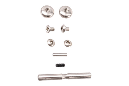 Bomber CNC Aluminum INF Style Compact Grip For Marui TM Hi-Capa GBBP Series -Silver