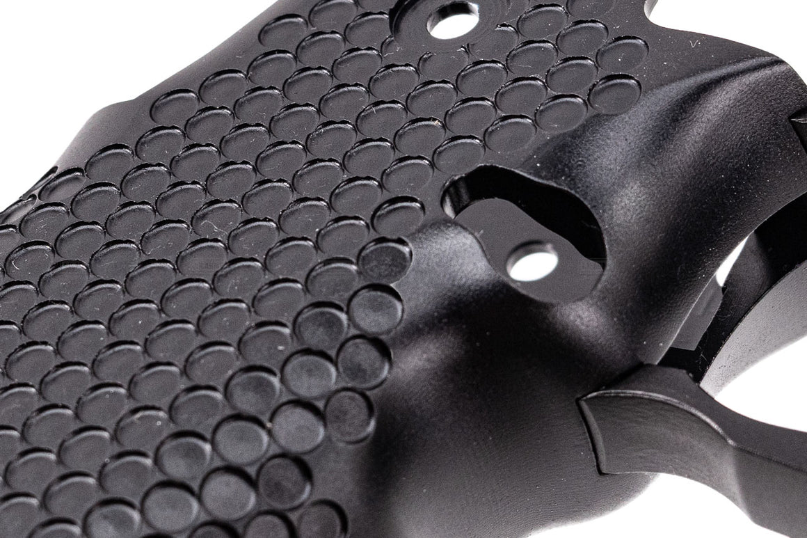 Bomber CNC Aluminum INF Style Compact Grip For Marui TM Hi-Capa GBBP Series -Silver