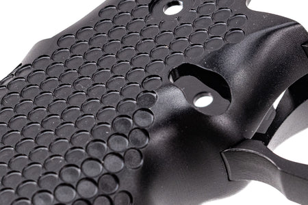 Bomber CNC Aluminum INF Style Compact Grip For Marui TM Hi-Capa GBBP Series -Silver