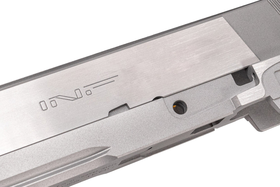 Bomber CNC Aluminum 3.9" SV TIKI Style Slide & Frame Kit For Marui TM Hi-Capa GBBP Series