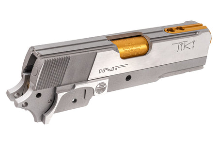 Bomber CNC Aluminum 3.9" SV TIKI Style Slide & Frame Kit For Marui TM Hi-Capa GBBP Series