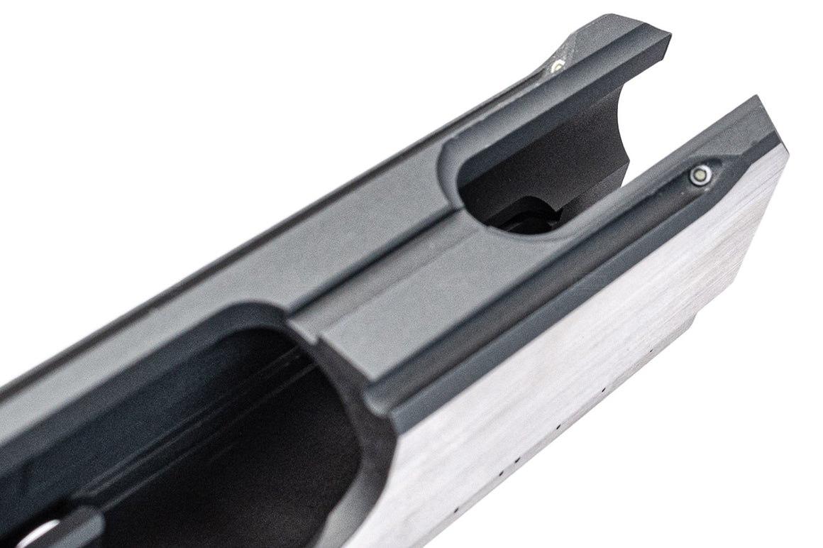 Bomber CNC Aluminum TIKI Style Slide & Frame Kit For Marui TM V10 GBB Series-Miami Vice Version ( With Silver Barrel )