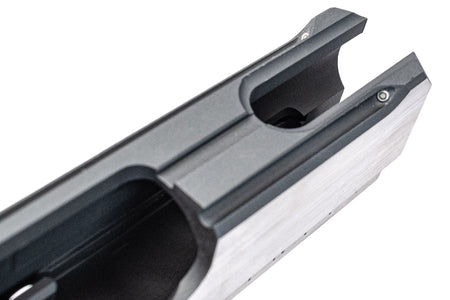 Bomber CNC Aluminum TIKI Style Slide & Frame Kit For Marui TM V10 GBB Series-Miami Vice Version ( With Silver Barrel )