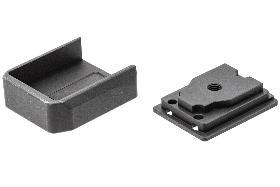 Bow Master MP5 Magazine Base Type 02 6061-T651 CNC Aluminum For UMAREX / VFC MP5 GBB ( Black )