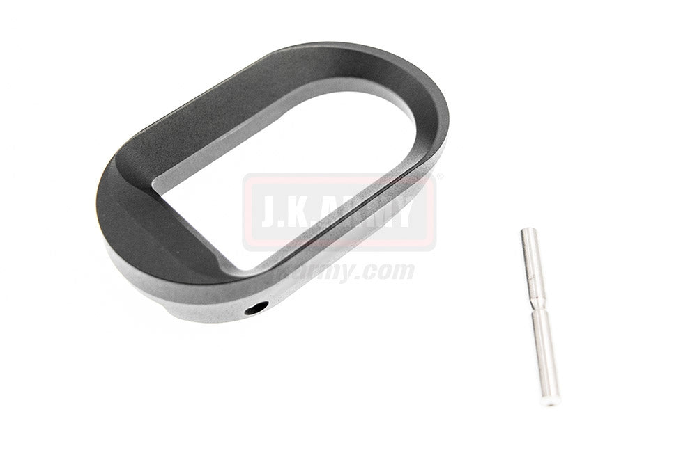 Bomber CNC Aluminum TT Type Magwell for Marui Hi-Capa GBB Series ( Titanium Grey )