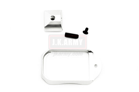 Bomber CNC Aluminum S-Style Gen3/4 Magwell for Marui G Model GBB Pistol ( Silver )