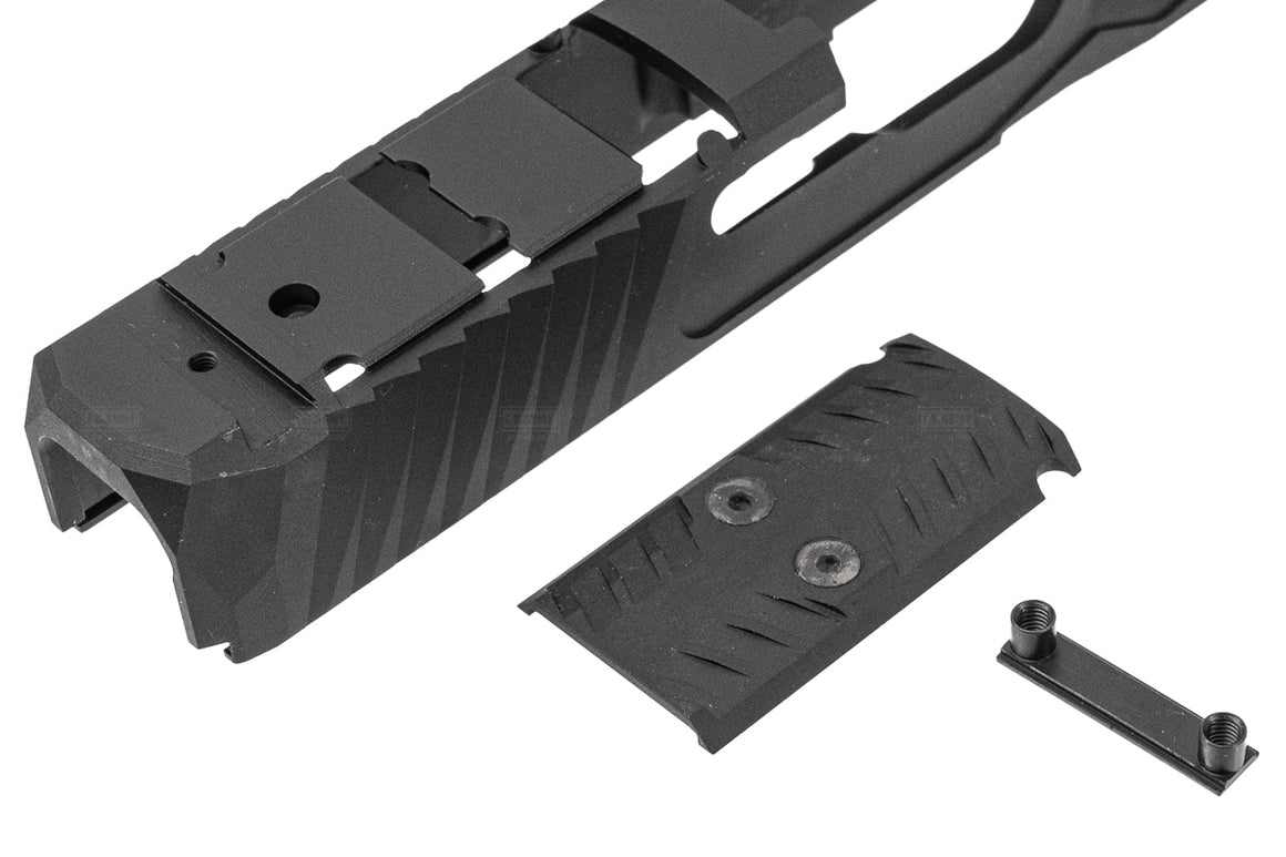 Bomber CNC Aluminum G47 NOS XP Style Slide Set For Umarex VFC Glock 17 Gen5 GBBP