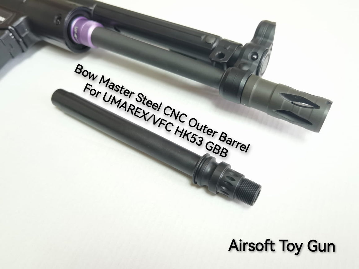 Bow Master CNC Steel Outer Barrel for UMAREX / VFC HK53 GBB Series