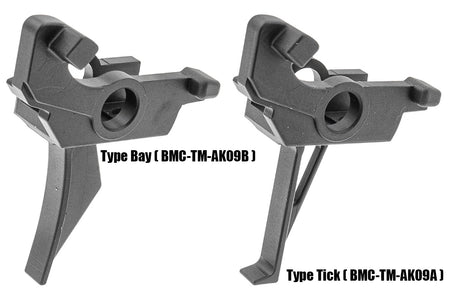 Bow Master CNC Steel Flat Trigger For Tokyo Marui TM AKM / AKX GBBR Series ( Type A / B )-Type B