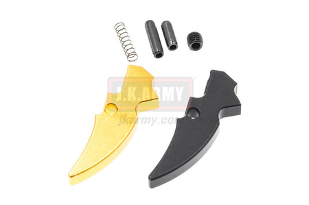 Bomber S-Style (Curved) Adjustable Trigger for Marui Airsoft M&P9 GBB series ( BK )