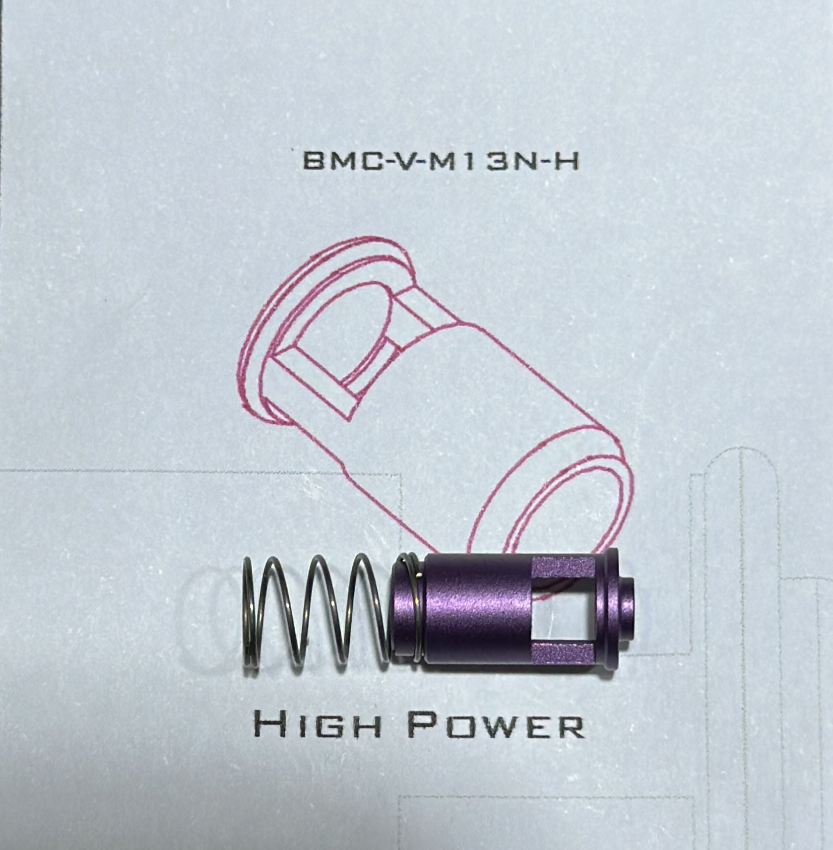 Bow Master Rocket Valve V2 High Muzzle Velocity for UMAREX / VFC MP5 / MP7 GBB ( Ver. 2 )