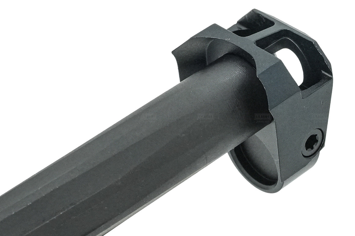 BPW CNC Steel R Style Outer Barrel With Compensator Set For Umarex VFC Glock 17 Gen5 GBBP