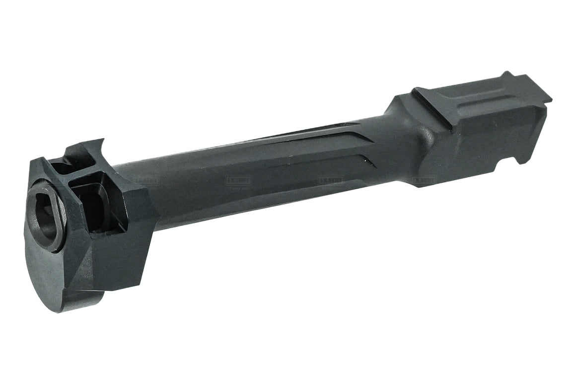 BPW CNC Steel R Style Outer Barrel With Compensator Set For Umarex VFC Glock 17 Gen5 GBBP