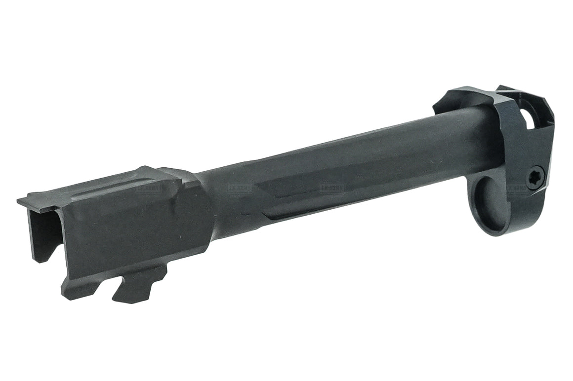 BPW CNC Steel R Style Outer Barrel With Compensator Set For Umarex VFC Glock 17 Gen5 GBBP