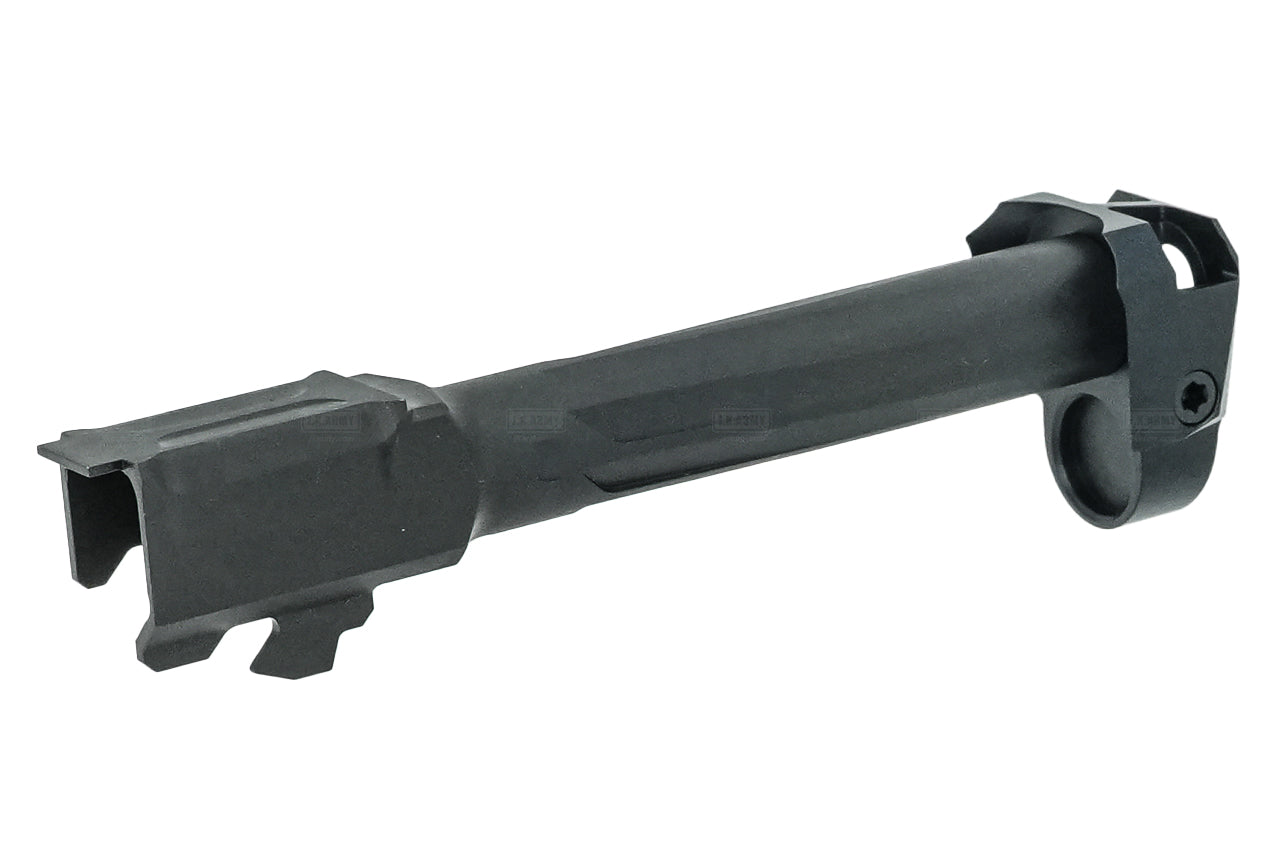 BPW CNC Steel R Style Outer Barrel With Compensator Set For Umarex VFC Glock 17 Gen5 GBBP