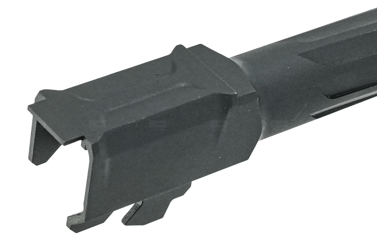 BPW CNC Steel R Style Outer Barrel With Compensator Set For Umarex VFC Glock 17 Gen5 GBBP