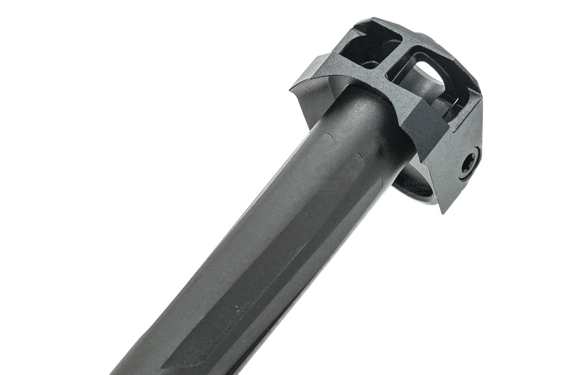 BPW CNC Steel R Style Outer Barrel With Compensator Set For Umarex VFC Glock 45 / 19 GBBP