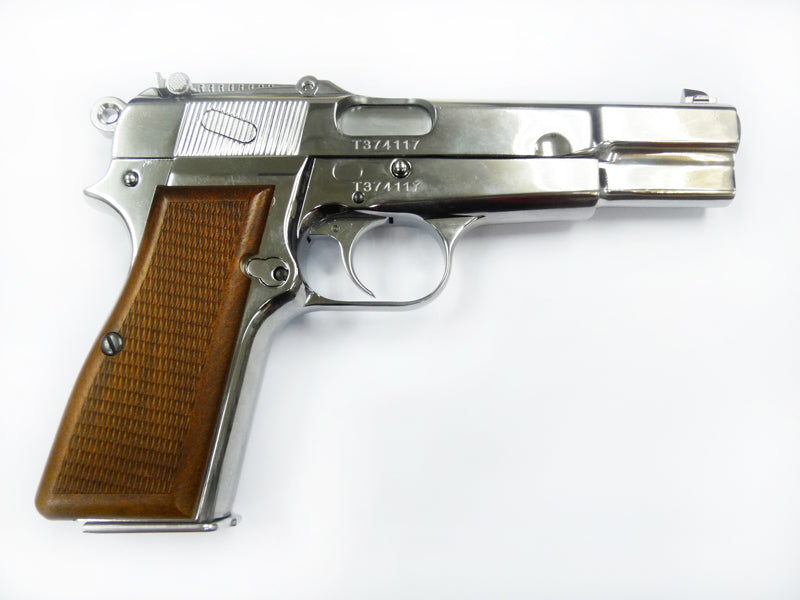 WE Browning Hi-Power M1935 GBB Pistol  (Chrome )